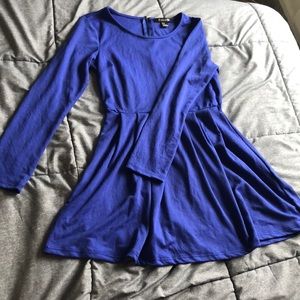 Long sleeved skater dress